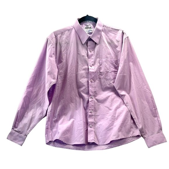 BERLIONI Other - BERLIONI, MEN DRESS SHIRT, long sleeve, COLOR PURPLE, PINK, SIZE 20